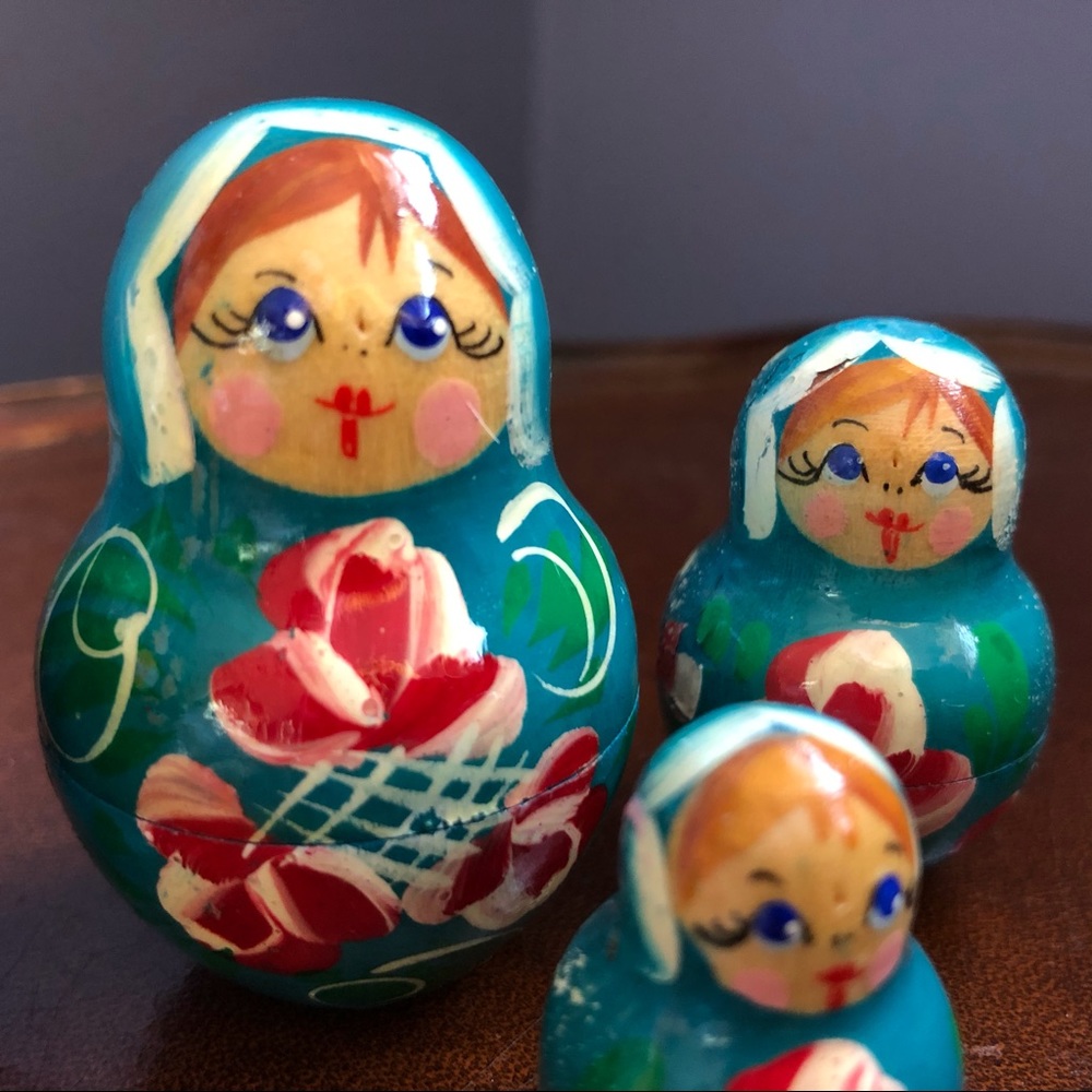 Matryoska Russian Nesting Dolls - Picture 6 of 14